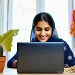 쿠팡에서 굿즈 판매하기 - **Prompt 1: The Joy of Creation and First Sale**
    "A candid shot of a Pakistani woman in her cozy...